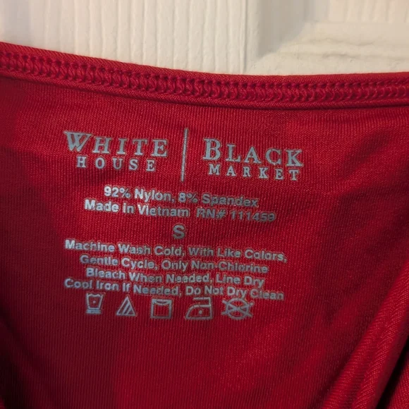 White House Black Market Red Camisole - Picture 2 of 5